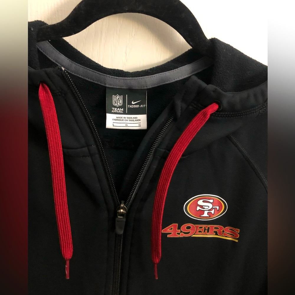 49ers Nike Therma-Fit Zip Up Jacket